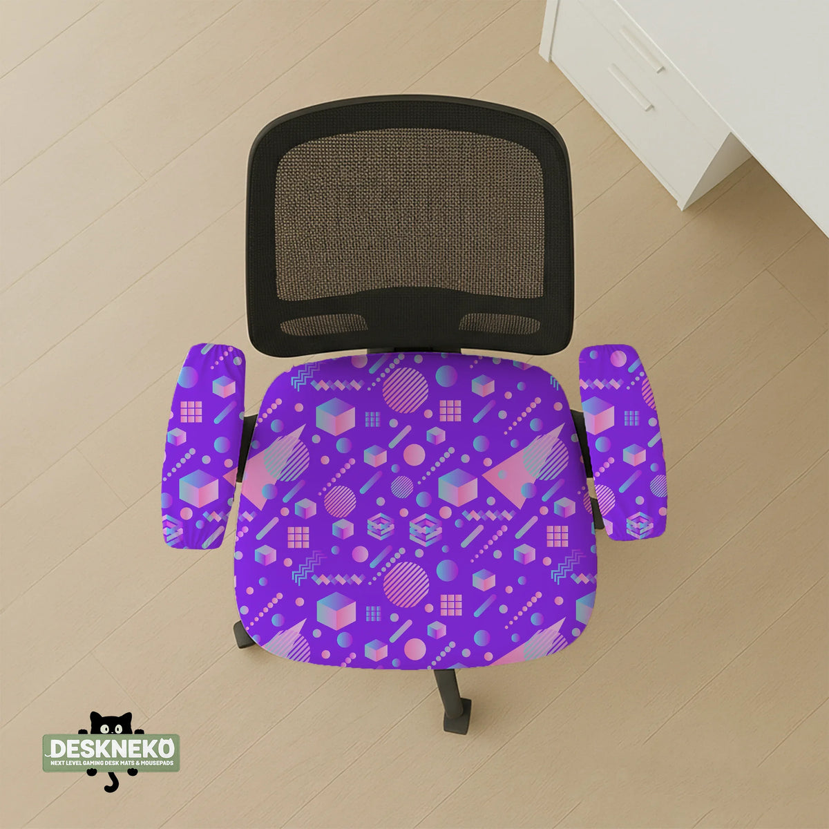 Geometric Chair Cover - Deskneko