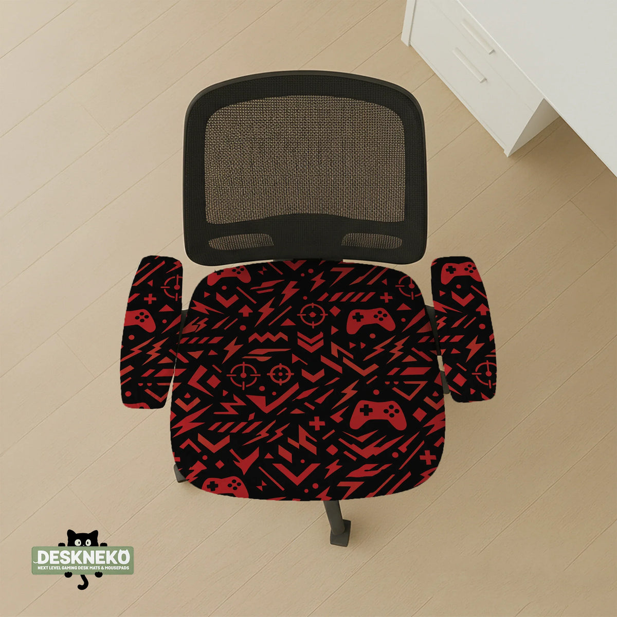 Red Gaming Chair Cover - Deskneko