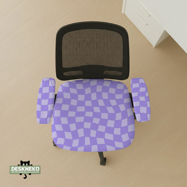 Purple Chair Cover - Deskneko