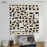 Black Cats Pegboard - Deskneko