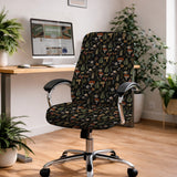 Woodland Pattern Desk Chair Cover - Chair Covers - Deskneko - Desk Chair Covers
