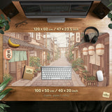 Beige Japandi Desk Mat Mousepad - Desk Mat - Deskneko - Desk Mats & Mousepads