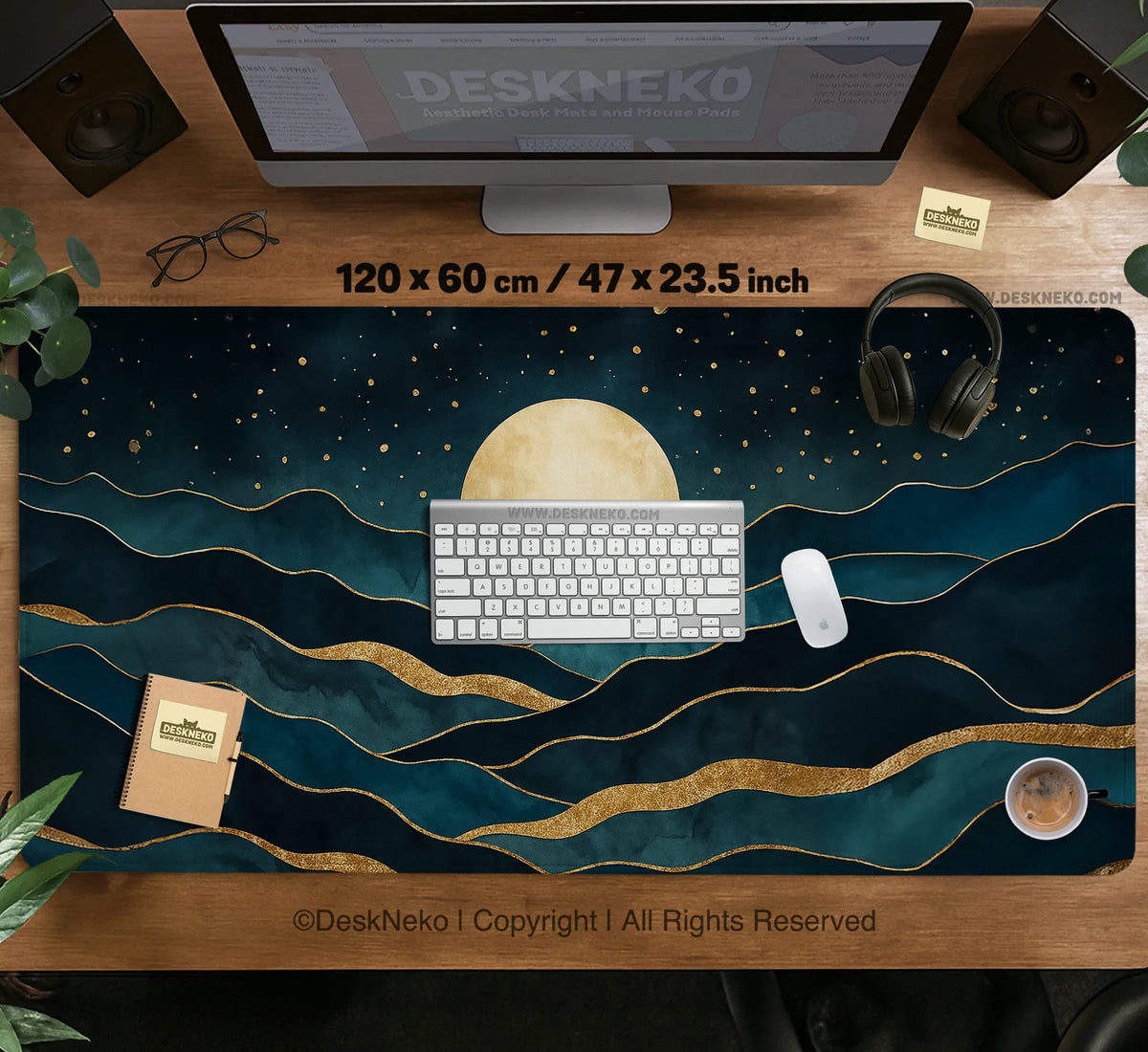 Moonrise Desk Mat - Deskneko