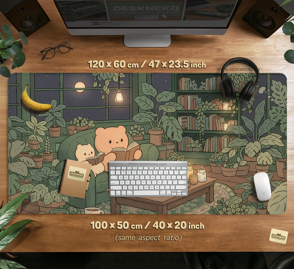Cute Bears Desk Mat Mouse Pad - Desk Mat - Deskneko - Desk Mats & Mousepads