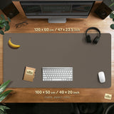 Cocoa Brown Minimalist - Deskneko