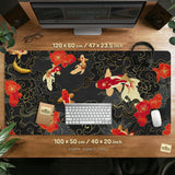 Koi Fish RGB Desk Mat - Deskneko
