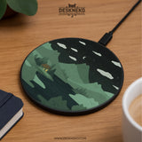 Green Cat Mountain Wireless Charger - Deskneko