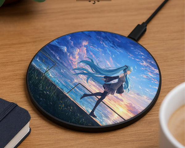 Anime Sunset Wireless Charger - Deskneko