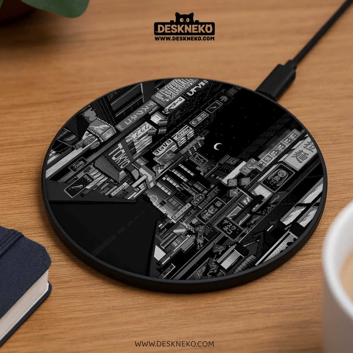 Tokyo Pixel Night Wireless Charger - Deskneko