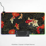Koi Fish RGB Desk Mat - Deskneko