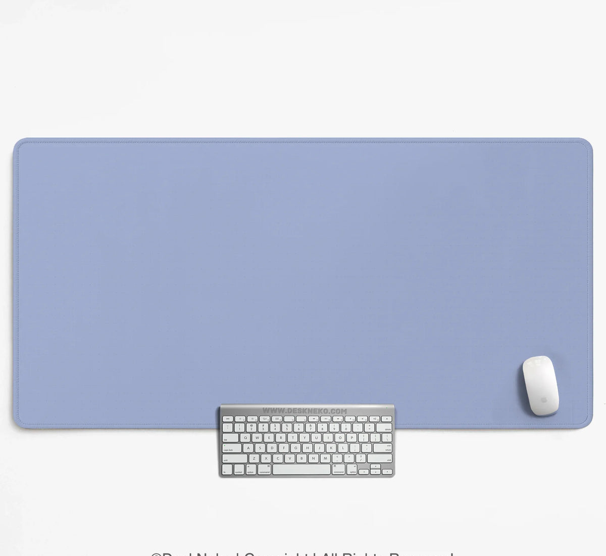 Pastel Blue Desk Mat, Periwinkle Mousepad for Clean Desk Setup - Deskneko