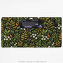 Dark Botanical Desk Mat - Desk Mat - Deskneko - Desk Mats & Mousepads