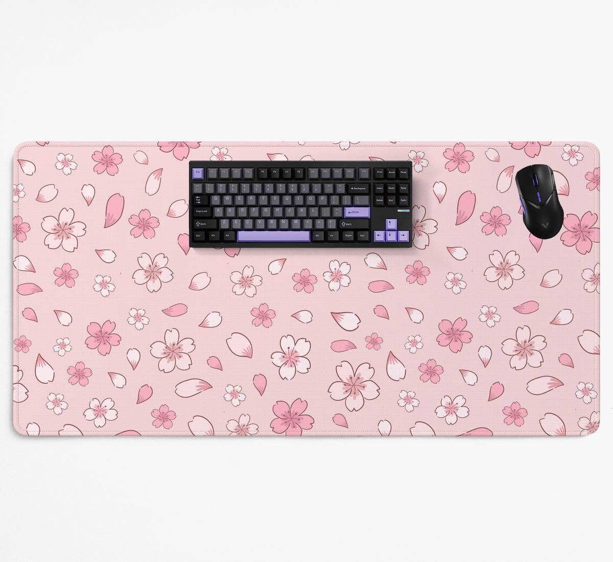 Pink Cherry Blossom Desk Mat - Desk Mat - Deskneko - Desk Mats & Mousepads