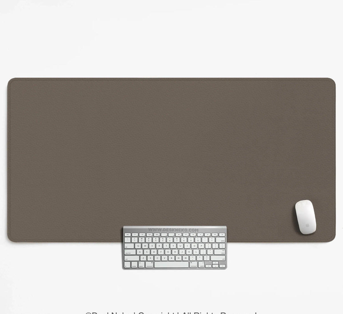 Cocoa Brown Minimalist - Deskneko