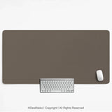 Cocoa Brown Minimalist - Deskneko