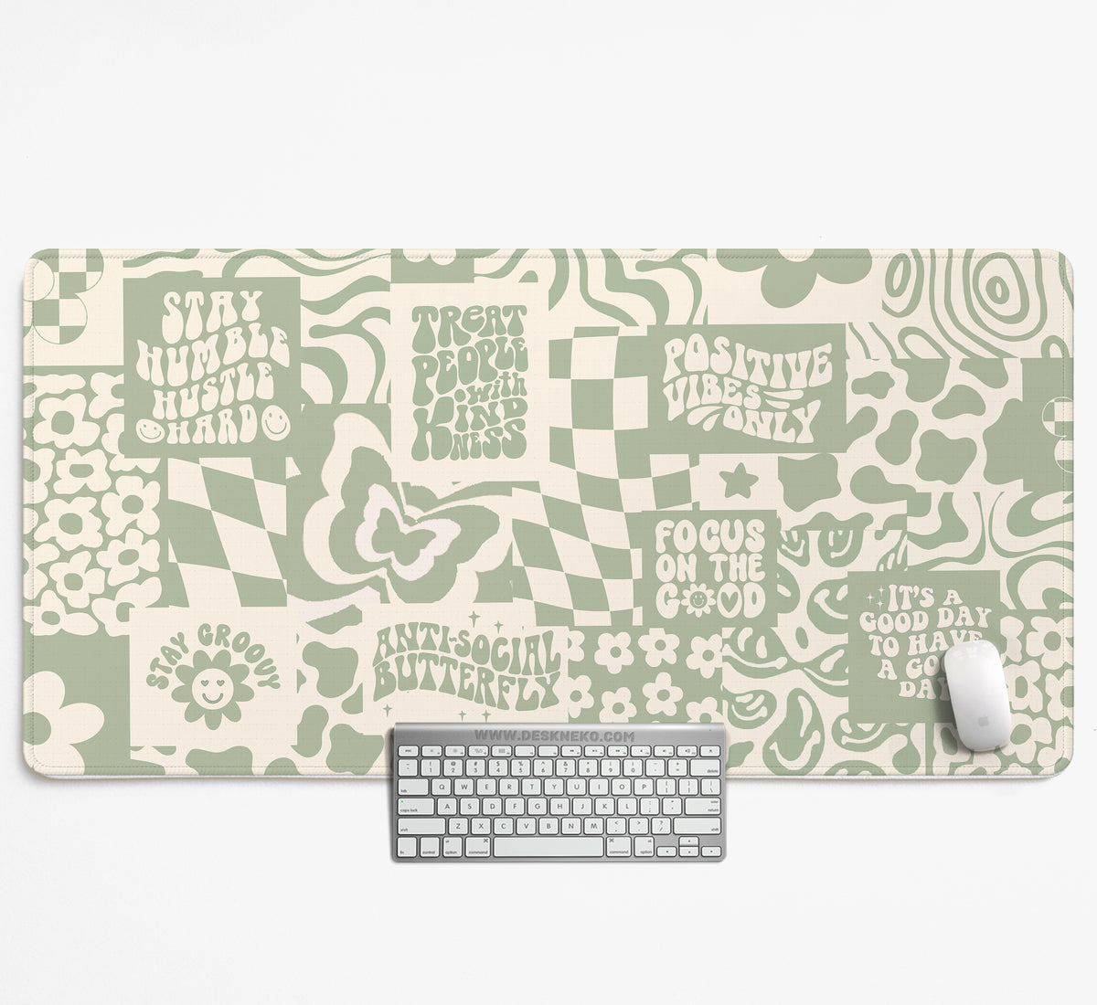 Positive Affirmations Desk Mat Mousepad - Desk Mat - Deskneko - Desk Mats & Mousepads
