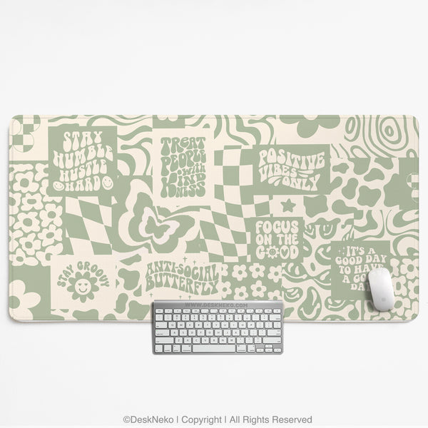 Positive Affirmations Desk Mat Mousepad - Desk Mat - Deskneko - Desk Mats & Mousepads