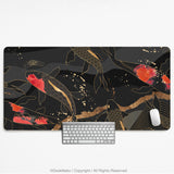 Koi Fish Art Desk Mat Mousepad - Desk Mat - Deskneko - Desk Mats & Mousepads