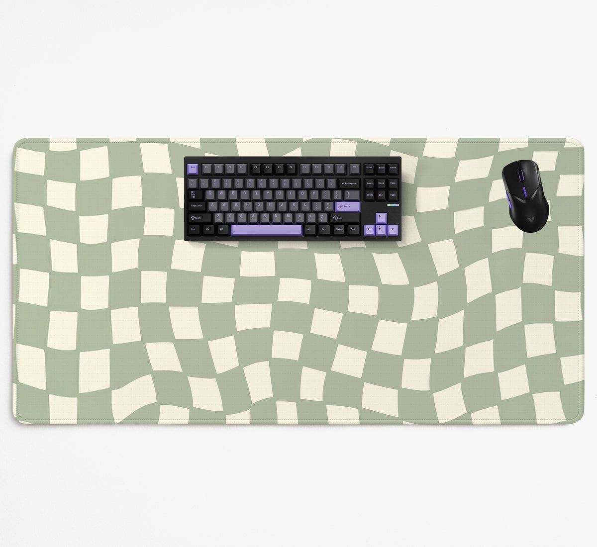 Green Checker Desk Mat - Desk Mat - Deskneko - Desk Mats & Mousepads