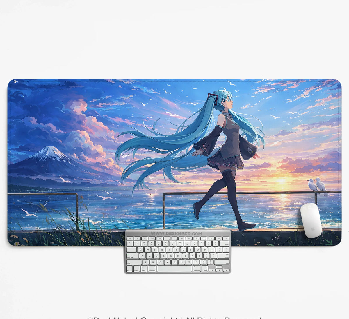 Anime Girl Landscape - Deskneko