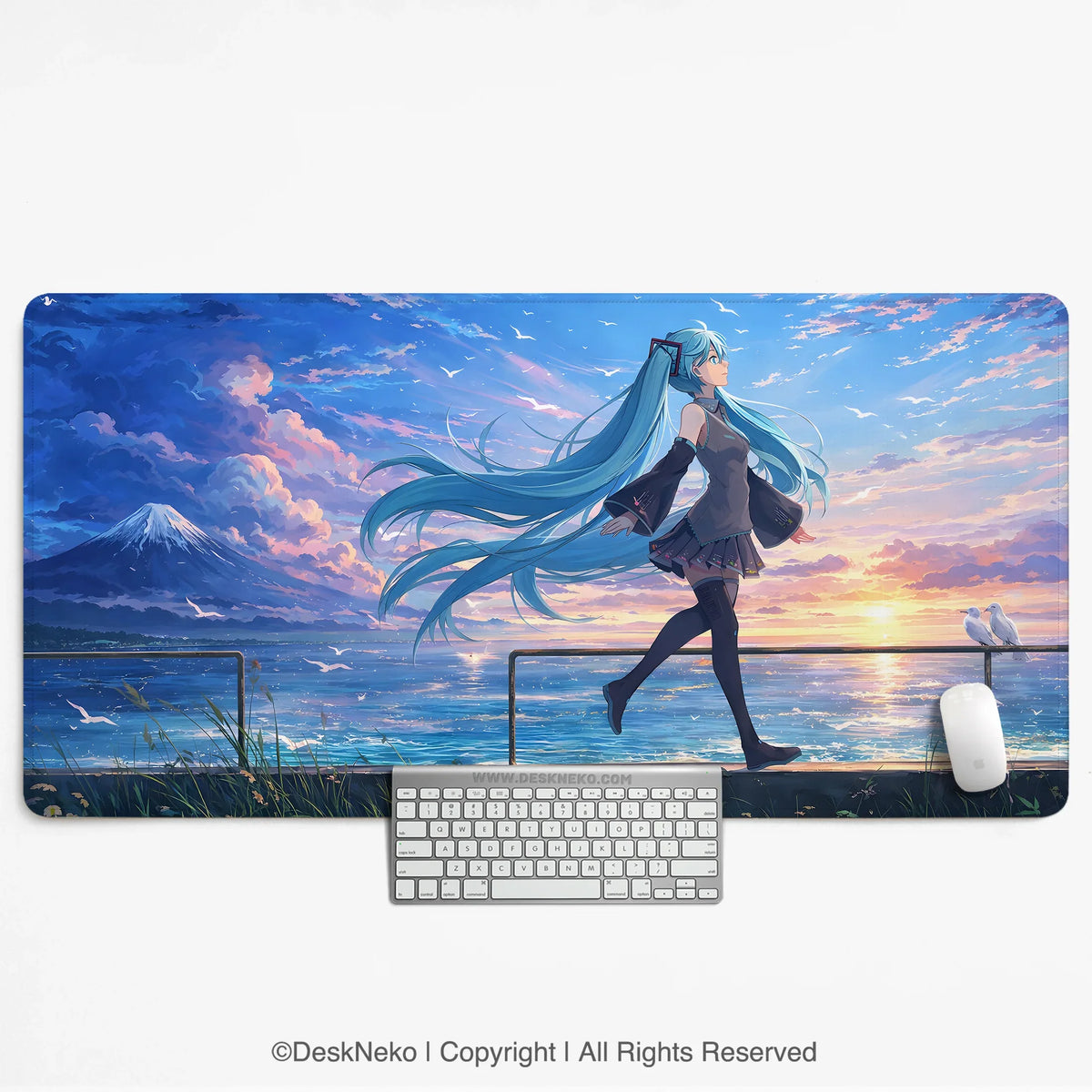 Anime Girl Landscape - Deskneko