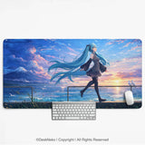 Anime Girl Landscape - Deskneko