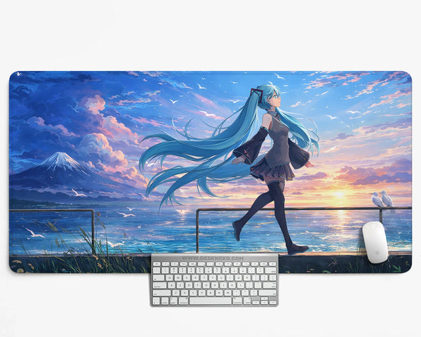 Anime Girl Landscape - Deskneko