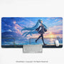 Anime Girl Landscape - Deskneko