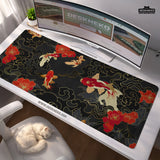 Koi Fish Desk Mat Mousepad - Deskneko