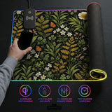 Dark Botanical Desk Mat - Desk Mat - Deskneko - Desk Mats & Mousepads