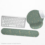 Celestial Moon Ergonomic Wrist Rest Set - Ergonomic Mousepads & Wrist Rests - Deskneko - Mousepads & Wrist Rests