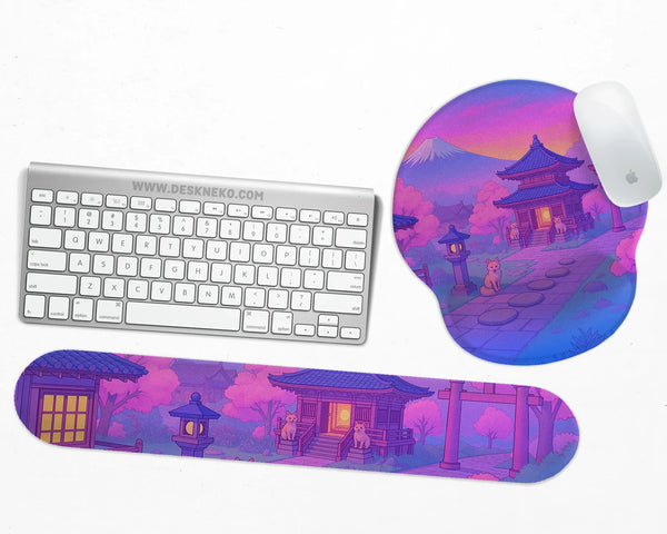 Sakura Ergonomic Wrist Rest - Deskneko
