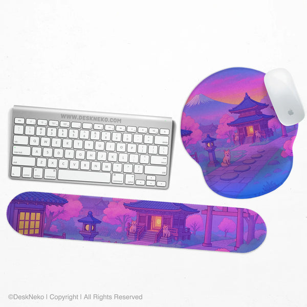 Sakura Ergonomic Wrist Rest - Deskneko