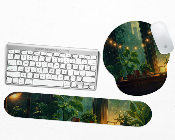 Lofi Aesthetic Ergonomic Mousepad Wrist Rest - Ergonomic Mousepads & Wrist Rests - Deskneko - Mousepads & Wrist Rests