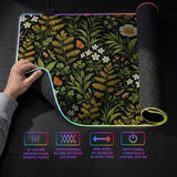 Dark Botanical Desk Mat - Desk Mat - Deskneko - Desk Mats & Mousepads