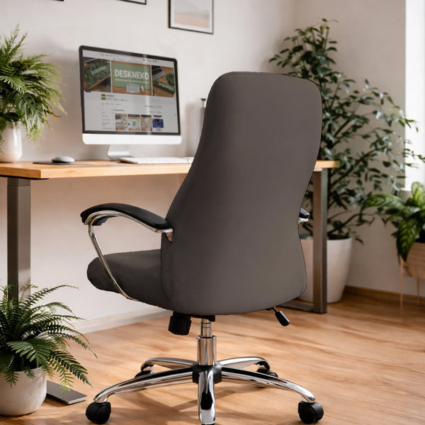 Cocoa Brown Desk Chair Cover - Deskneko