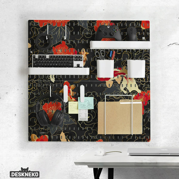Koi Fish Pegboard Set - Deskneko