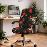 Koi Fish Desk Chair Cover - Deskneko