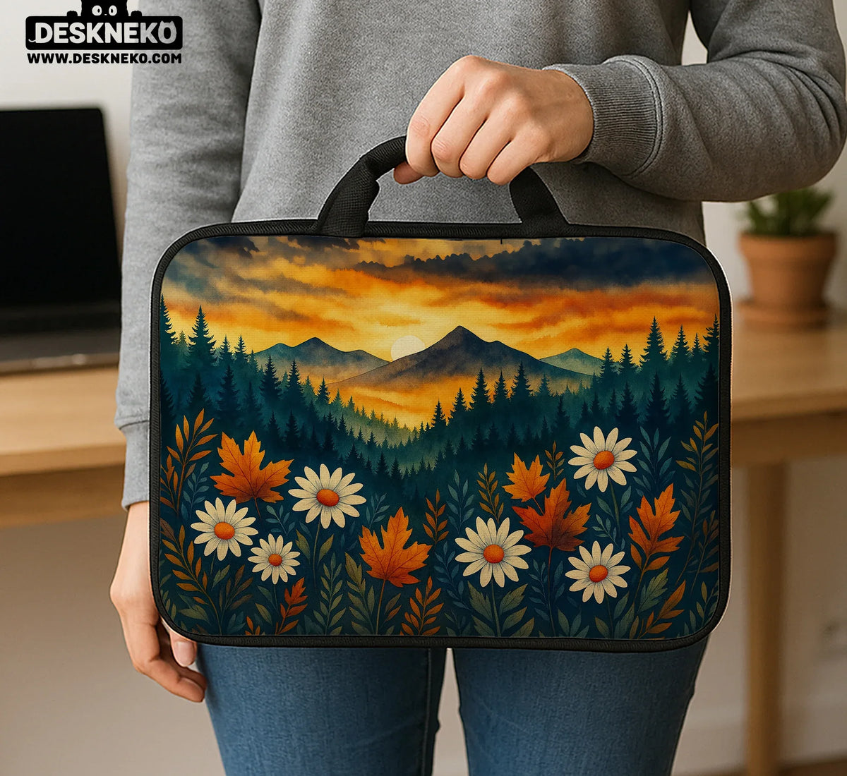 Autumn Mountain Laptop Sleeve & Bag - Laptop Sleeve - Deskneko - Laptop Sleeves & Bags