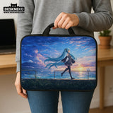 Blue Anime Laptop Sleeve with Handle - Deskneko