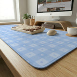 Blue Gingham Desk Mat - Desk Mat - Deskneko - Desk Mats & Mousepads