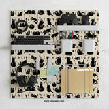 Black Cats Pegboard - Deskneko