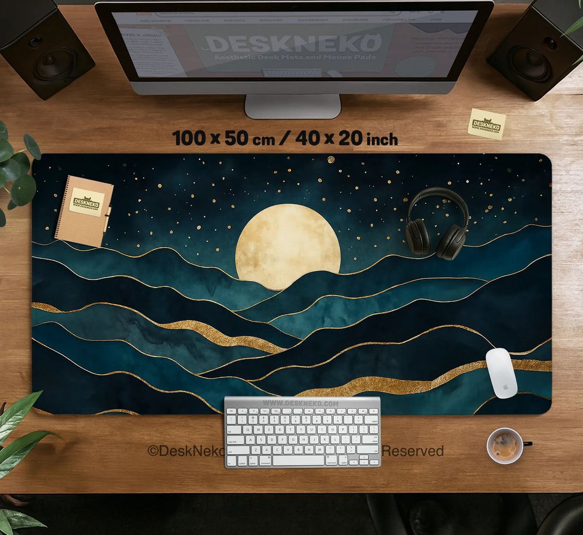 Moonrise Desk Mat - Deskneko