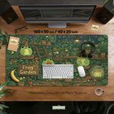 Frog Garden Deskmat - Deskneko