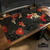 Koi Fish RGB Desk Mat - Deskneko