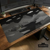 Midnight Cat Mountains Mousepad - Deskneko