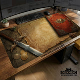 Fantasy Map Deskmat Mousepad, - Deskneko