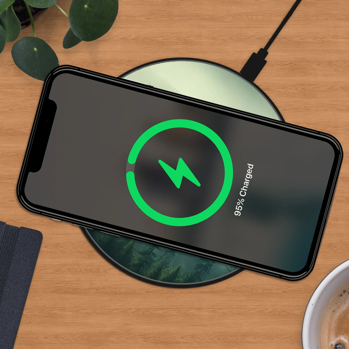 Misty Forest Wireless Charger - Deskneko