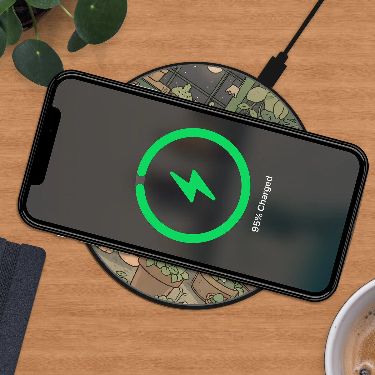 Kawaii Gardening Bears Wireless Charger - Deskneko