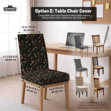 Woodland Pattern Desk Chair Cover - Chair Covers - Deskneko - Desk Chair Covers